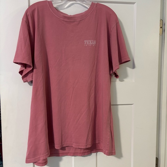 PINK Victoria's Secret Tops - NWT PINK Victoria's Secret Texas Graphic Campus Cotton Tee